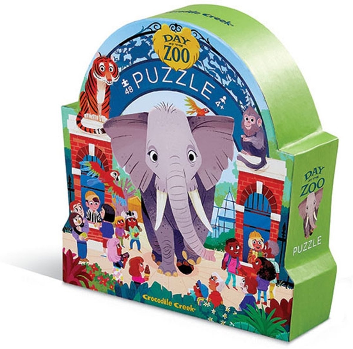 Crocodile Creek | Puzzel 48 pc Day at the Zoo